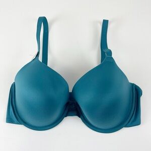 Wacoal Bra Womens 38D Teal Blue Ultimate Comfort Adjustable Straps Underwire NWT